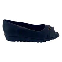 Sapatilha Piccadilly Peep Toe Macio E Confortavel Original Lançamento