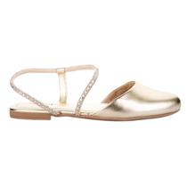 Sapatilha Pink Cats Infantil Feminina Metalizada Ouro Ligth