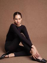 Sapatilha Preta Boneca Mary Jane Com Tachas e Rebites em Cristais Sapatilha Preta Boneca Mary Jane Com Tachas e Rebites em Cristais