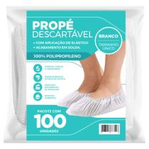 Sapatilha Propé Branco Descartavel Soldado 30gr 1000 Unidades
