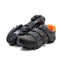 Sapatilha Rava Pressure MTB Cinza e Laranja Sapatilha Rava Pressure MTB Cinza e Laranja