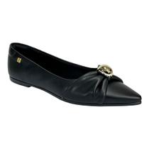 Sapatilha Santinelli Bico Fino 1600-041 Preto