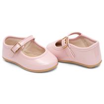 Sapatilha Sapato Infantil Menina Bebê Rosa Tamanho 21 - Pimpolho