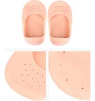 Sapatilha Silicone Gel Protetor De Pés Rachado E Ressecados (Nude)