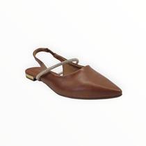 Sapatilha Slingback Bebecê Bico Fino Feminino Adulto Ref. T2019-109