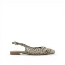 Sapatilha Slingback Bordada Sapatilha Slingback Bordada