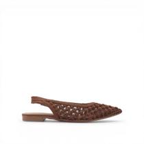 Sapatilha Slingback Bordada Sapatilha Slingback Bordada