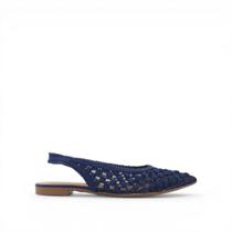 Sapatilha Slingback Bordada