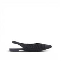 Sapatilha Slingback Bordada Sapatilha Slingback Bordada
