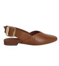 Sapatilha slingback bottero couro