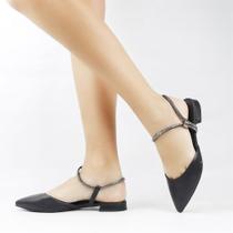 Sapatilha Slingback Brilho