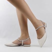 Sapatilha Slingback Brilho Sapatilha Slingback Brilho