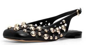 Sapatilha Slingback Carrano Balls Recorte Couro 945003