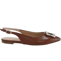 Sapatilha Slingback com Pedrarias Mariotta 13511119