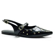 Sapatilha Slingback Feminina Cazzualen 3818 Sapatilha Slingback Feminina Cazzualen 3818