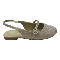 Sapatilha Slingback Pampili Ballet Dourada 734.028