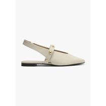 Sapatilha Slingback Tachas - Creme 035 Sapatilha Slingback Tachas - Creme 035