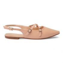 Sapatilha Sua Cia Slingback Cruzada Fivela