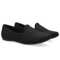 Sapatilha Usaflex Elastano Bico Redondo Calce Fácil UD20001 Cor:PretoTamanho:35