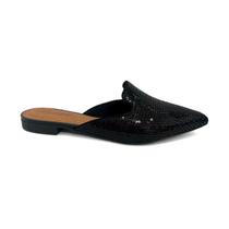 Sapatilha Valentina Mule Bico Fino 373061 Preto