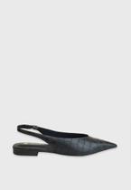 Sapatilha Via Uno Bico Fino Slingback 966004 Sapatilha Via Uno Bico Fino Slingback 966004