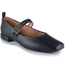 Sapatilha Vizzano Boneca Salto Baixo Feminina-Preto Sapatilha Vizzano Boneca Salto Baixo Feminina-Preto