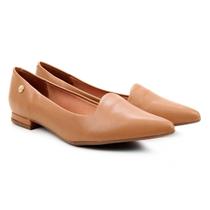 Sapatilha Vizzano Salto Baixo Bico Fino - Caramelo
