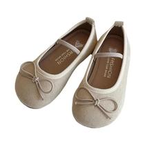 Sapatilhas De Ballet Para Meninas Com Laço, Solado Macio Antiderrapante, Calçados Para Prática De Sapatilhas De Ballet Para Meninas Com Laço, Solado Macio Antiderrapante, Calçados Para Prática De