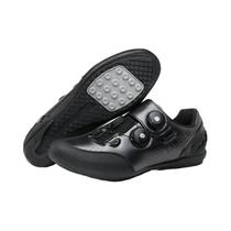 Sapatilhas De Ciclismo Vermelhas Compatíveis Com SPD, Fivela De Catraca Rápida, Masculino E