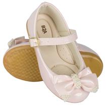 Sapatilhas Infantil Bailarina Menina Vermelha Laço Perolado 2019 - B2A KIDS