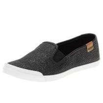 Sapatilhas Molecas Feminina Slip On Clássica Alpargata Casual 5109.732 Preto