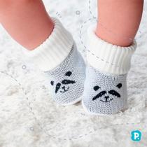 Sapatinho Cano Alto Recém Nascido Inverno Masculino Pimpolho