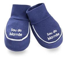 Sapatinho Com Frases Infantil Bebê Menino Azul Frases Sou Da mamãe Sapatinho Com Frases Infantil Bebê Menino Azul Frases Sou Da mamãe