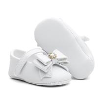 Sapatinho de Bebê ou Criança Feminino para Batizado - Branco Sapatinho de Bebê ou Criança Feminino para Batizado - Branco