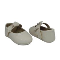 Sapatinho de Bebe Sapatilha Laço Lateral Feminino Infantil Menina Manozinhos Baby Ref.0022