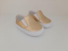 Sapatinho de bebê tênis elastico slip on menina