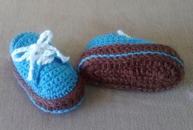 Sapatinho de Croche para Bebês BBarteiro