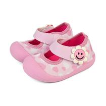 Sapatinho Infantil Feminino Antiderrapante Leve Conforto Pink Preto Rosa Colorido Gatatuya