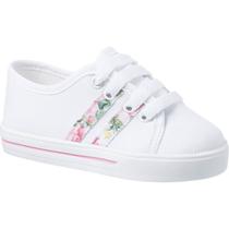 Sapatinho Menina Infantil Floral Listra Estampas Desenhos