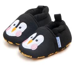 Sapatinho Pantufa Bebê Antiderrapante Pinguim