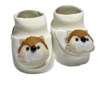 Sapatinho Pantufa Raposa Palha