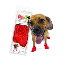 Sapatinho Para Pet Cachorro Pawz Bota Vermelha Tam P - 4Un