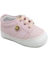 Sapatinho tênis de Bebê Menina Rosa-Pititiko
