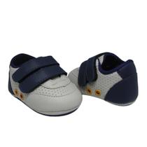 Sapatinhos Bebe Tenis Fecho Fácil Infantil Masculino Luxo Batizado Menino Manozinhos Baby Ref.0008 Sapatinhos Bebe Tenis Fecho Fácil Infantil Masculino Luxo Batizado Menino Manozinhos Baby Ref.0008