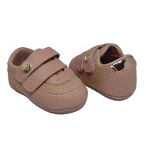 Sapatinhos Bebe Tenis Infantil Feminino Luxo Batizado Menina Manozinhos Baby Ref.0008/05