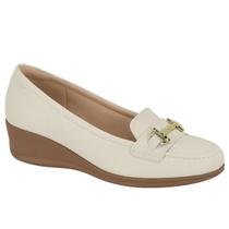 Sapato Anabela Modare Feminino Branco