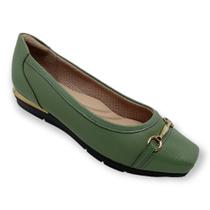 Sapato Anabela Piccadilly Maxi 147197-1 Feminino - Verde