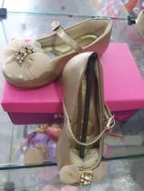 sapato Angel dourado n24 sapato Angel dourado n24