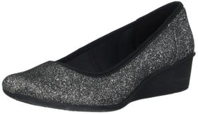 Sapato Anne Klein Sport Wisher Wedge Pump Pewter para mulheres Sapato Anne Klein Sport Wisher Wedge Pump Pewter para mulheres