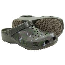 Sapato Antiderrapante Camuflado Babuche Para Pescador Andar No Mato EPI Proteção Unissex